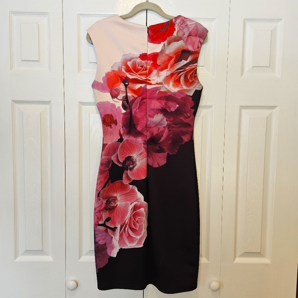 Teaberry Floral Pencil Dress - Picture 2 of 4